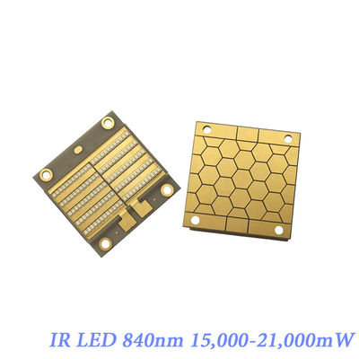 840nm 100W ซัง LED ชิป 15000-21000mW 120DEG IR LED Chips