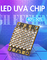 200W UVA SMD LED Chip 5000mA 7000mA สำหรับ UV Curing / เครื่องพิมพ์ 3D