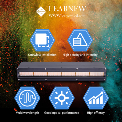 Water Cooling UV LED Curing System Lamp 395nm สำหรับชุดติดตั้งเพิ่มเติมสำหรับเครื่องพิมพ์