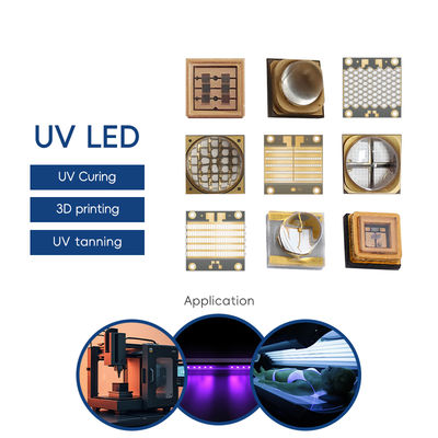 High-Power UVB LED Chip 0.5W-5W 290-315nm Narrow Wavelength with 2-Year Warranty for 3D Printer and High-Intensity Curing