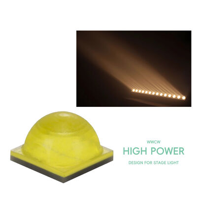 SMD5050 กำลังไฟสูง 10W-18W DC6V/12V LED ไดโอด 2000LM 5.0*5.0 มม. 120 องศา ชิปหลอดไฟ LED 2700k 3000k 4000k 5000k 6000k 6500k