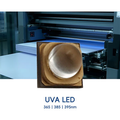 ตลาดการเติบโตของพืช LED ที่มีความรู้สึกต่อแสง UV การรักษา Inkjet การรักษา 365/385/395nm 3w 3838 ซีรีส ชิป LED UVA COB ที่กําหนดเอง