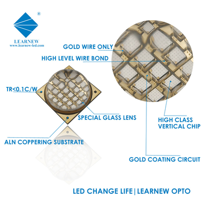 1616 UVA Led Chips ประสิทธิภาพสูง 100w 48-54v 365nm 385nm 395nm 60-90deg สําหรับเครื่องพิมพ์ 3D