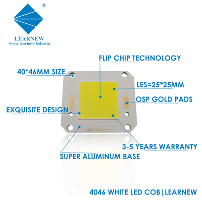 LEARNEW โคมไฟเชิงพาณิชย์ COB Flip Chip 40-200w 30-48v 2700-6500K 40x46MM