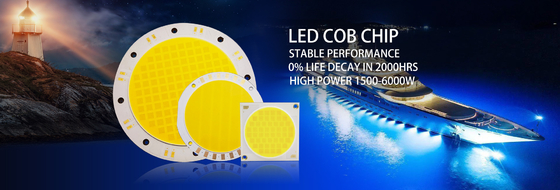 1500 2000W Flip LED Chips 2700K 6500K 35V 38V สําหรับแสงภายนอก
