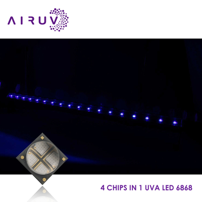 10W 365nm 385nm 395nm 6-7V Uva 3W นำชิปสำหรับการบ่ม UV