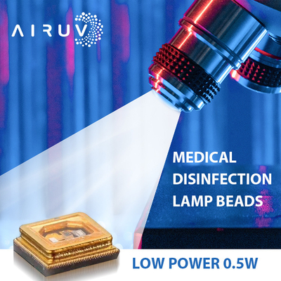 ความยาวคลื่นแคบ 265nm 285nm UVC LED Chip ความต้านทานความร้อนต่ำ