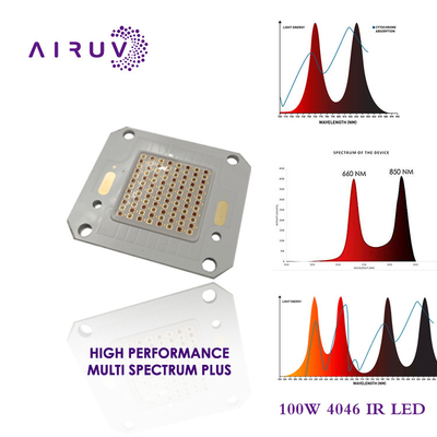 โรงงานเชนเจน 3535 4046 ขนาด 100w 660nm 150w HIGH POWER IR LED COB ชิปสําหรับการป้องกันผิวหนัง