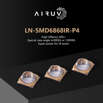 5-8W 6868 IR LED Chip 730nm 840nm 940nm สําหรับการพิมพ์ 3 มิติ