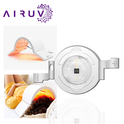ชิป LED 2W 585-590nm 800-810nm 950-1100mW 700mA 2.0-2.4V สําหรับหลอดบําบัด