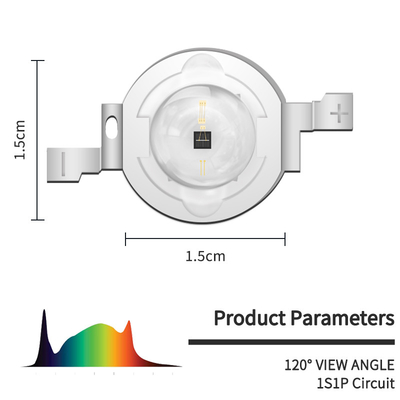 0.5w 0.3w 0.2w 2w อินฟราเรด 470nm 730nm 850nm SMD 5050 IR LED Chip 1.6v 2v 3v