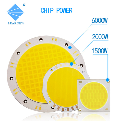 ชิป LED Super-Aluminum Flip COB 1500-2000W 2700-6500K 45-50V สําหรับไฟตกปลา