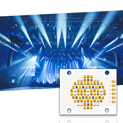 180W CRI 95 COB RGBCW 24V-26V 5 สี LED ชิปสําหรับ LED Par stage Light