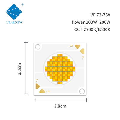 200W 200W COB LED ชิป CRI95 LED COB สองสีที่มีการหมับ CCT สอง 2700K 6500K