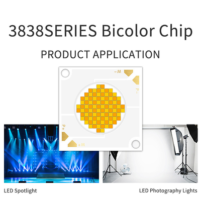 200W 200W COB LED ชิป CRI95 LED COB สองสีที่มีการหมับ CCT สอง 2700K 6500K