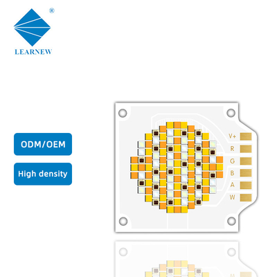 250W VF 24-26V Dimmable 5 สี RGBCW COB LED ชิปด้วย CRI สูง 90RA สําหรับการส่องแสงเวที