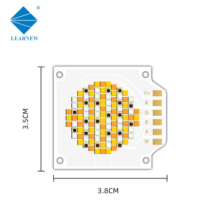 250W VF 24-26V Dimmable 5 สี RGBCW COB LED ชิปด้วย CRI สูง 90RA สําหรับการส่องแสงเวที