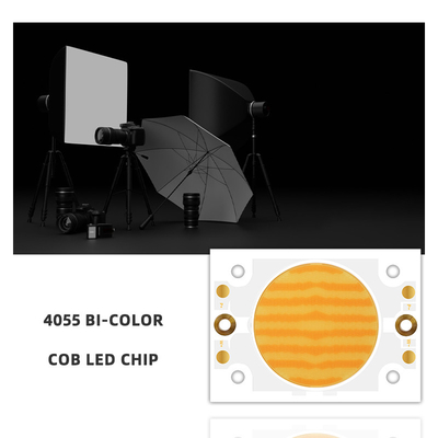 200w 200w ดับเบิลคอลเลอร์ Cob LED ชิป 4055 สําหรับ Dimmable ไฮพาวเวอร์ ภาพถ่ายแสง