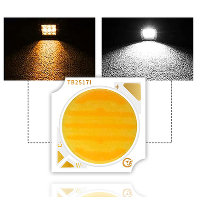 18W 25W สีสอง COB LED ชิป 2800k 6500k 1919 LED COB ปรับแสงถ่ายภาพ
