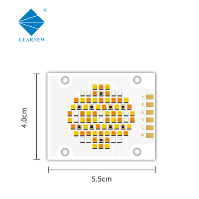 4050 Rgbww สีห้า Cob LED ชิป 180w พลังงานสูง Tunable 24v-26v สําหรับแสงถ่ายภาพ