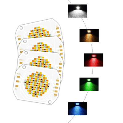 350W สีห้า COB LED ชิป 3545 Rgbcw 45-48V Ra95 สําหรับแสงถ่ายภาพ