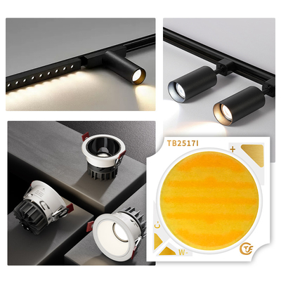 1919 ชิป LED Cob สีสอง 18w 25w 2800K 6500K IF 450mA/700mA สําหรับโคมไฟถ่ายภาพ
