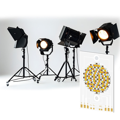 3856 SIZE ไฟภาพยนตร์ ไฟเวที 300W COB Chip CRI95 500W 2700K 6500K RGBCW RGBWW Dimmable CCT COB LED โรงงาน OEM ODM