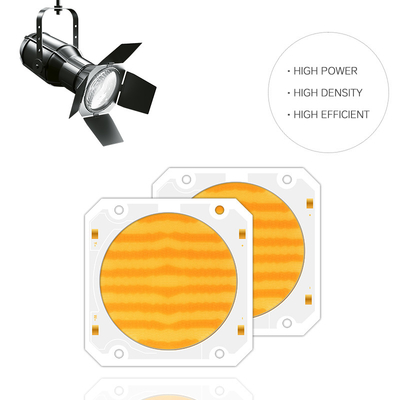 Bi Color 300W 6060 พลังงานสูง COB LED Chip สูงออกวางสําหรับแสงหนัง