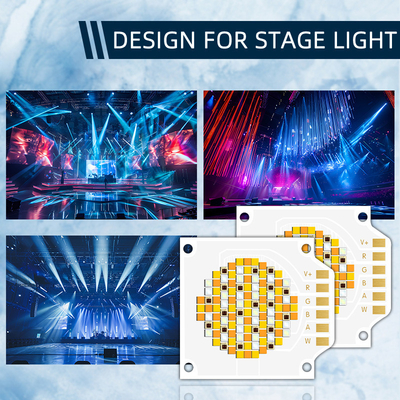 Five In One Full Color Cob Led 250W~350W 3538 2700K 6500K RGBCW ชิปโคบ Led 24-26V