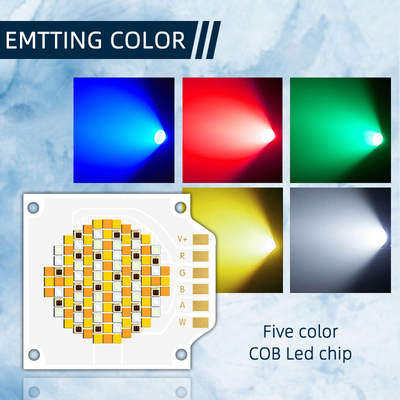 Five In One Full Color Cob Led 250W~350W 3538 2700K 6500K RGBCW ชิปโคบ Led 24-26V