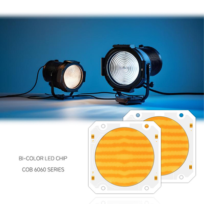 ชิป LED 2 สี 6060 300W*2 100-120Lm/W Dual CCT 2700K 6500K สําหรับแสงวีดีโอ