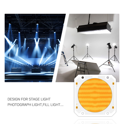 พลังงานสูง Bi Color 300W 6060 Flip Chip Custom Cob Led Chip สําหรับการค้า Led Light แสงเวที