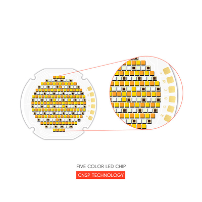 R50 SERIES พลังงานสูง สีห้า COB LED ชิป 300W / 700W สีอุ่น ขาวแดง เขียว น้ําเงิน RGB UV IR