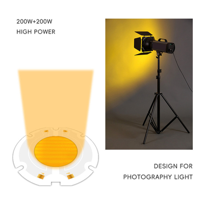 AC 51-53V 2700K-6500K ชิป LED สเปคตรเต็ม 200w AC COB ชิป LED