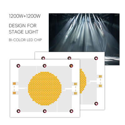 2700K 6500K สีสอง ไฮ พาวเวอร์ LED COB 1200W COB LED แสงถ่ายภาพ