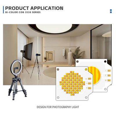 350w 200+200w การถ่ายภาพแสง LED ชิป, CRI96 COB LED CHIP 2700-6500K 4000K สําหรับไฟเวที