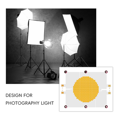 ชิป LED COB พลังงานสูง 1200W Bi color 2800k 6500k LED COB ชิปสําหรับไฟถ่ายภาพ