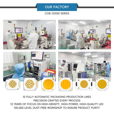 ไฮพาวเวอร์ Bi Color Cob Led Chip 1200W 120100 ภาพถ่าย แสง Flip Chip
