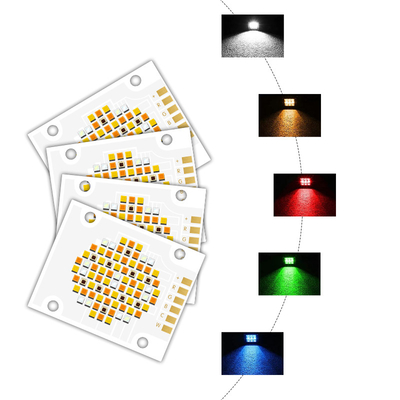 RGBWC Five Color 180W High CRI 95 LED COB Chip 40X50MM LED Chip สําหรับไฟฉาก/ไฟฉาย/ไฟถ่ายภาพ