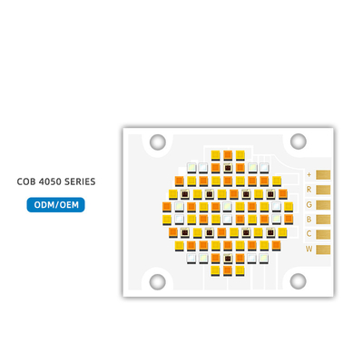 180W CRI สูง 95 RGBWC สีห้า COB LED ชิปสําหรับ DC 21v 24v 26v 36v 48v ไฮ เพเวอร์ LED