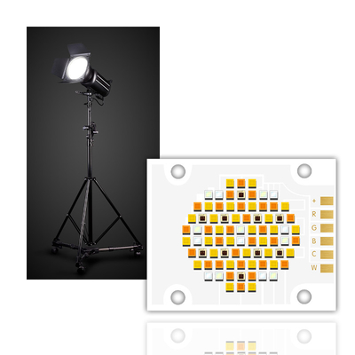 180W RGBCW COB ชิป LED สําหรับแสงถ่ายภาพ 5 สีใน 1 EMIT SIZE 32MM CRI สูง 95