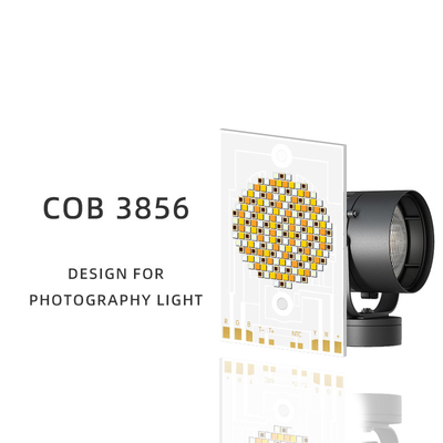 ชิป LED COB ที่สามารถดับได้พิเศษสําหรับหลอดถ่ายภาพ 3856 300W 500W 2700k 3000k 4000k 5000k 6000k 6500k 36V 39V OEM / ODM
