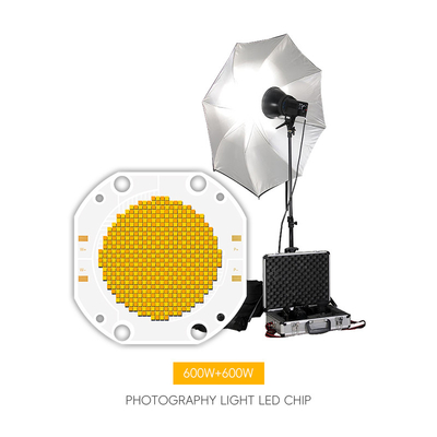 ราคาโรงงาน 75 * 75 60V 600W + 600W LED CCT สอง COB สีสอง COB LED ชิปพลังงานสูง COB LED