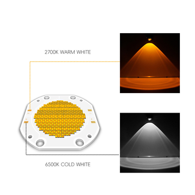 ราคาโรงงาน 75 * 75 60V 600W + 600W LED CCT สอง COB สีสอง COB LED ชิปพลังงานสูง COB LED