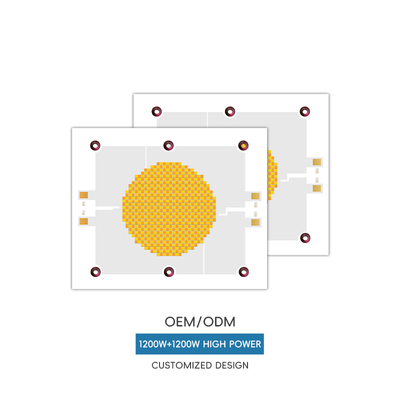 ชิป LED COB สีสอง 2400W 2700K 6500K CRI 95+ สําหรับการถ่ายภาพ