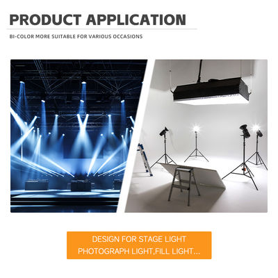 ชิป LED COB สองสี 6060 2700K 6500K 300W SMD กำลังไฟสูง