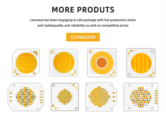 ชิป LED สองสี 18W-30W 2800K-6500K สามารถปรับแต่ง COB Ra90