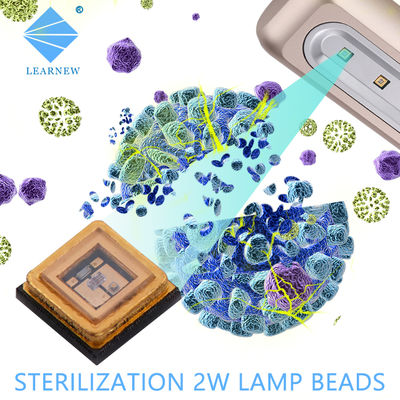 ชิป LED UVC 270nm 265nm 275nm ที่ได้รับการรับรอง CE พร้อมเลนส์แก้วควอตซ์สำหรับเครื่องกรองน้ำ