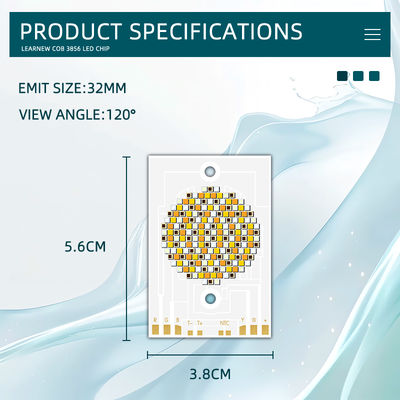 ชิป LED COB RGBWW 5-in-1 300W 500W 460/520/620NM สำหรับไฟเวทีและโปรเจกต์ DIY