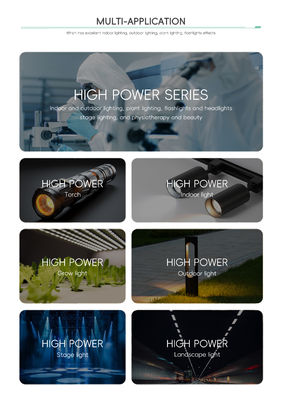 โมดูล LED RGBW กำลังไฟสูง พร้อมกำลังไฟ 3W 4W 10W 12W 18W มุมมอง 120° และรับประกัน 2 ปี